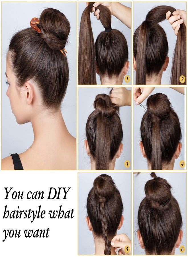 تشوانغ دي 8 قطع من دبابيس الشعر على شكل حرف U، دبابيس فرنسية، دبابيس شعر معدنية عتيقة على شكل حرف U، دبابيس شعر على شكل شوكة، إكسسوارات تصفيف شعر للنساء والفتيات (أنماط كلاسيكية) - Image 3